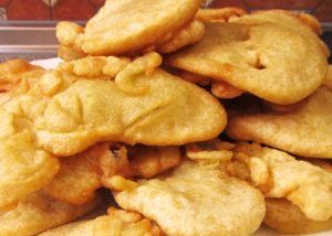 Receta de paparajotes de bacalao