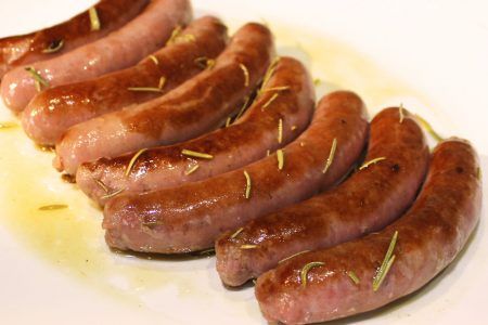 Receta de salchichas al romero