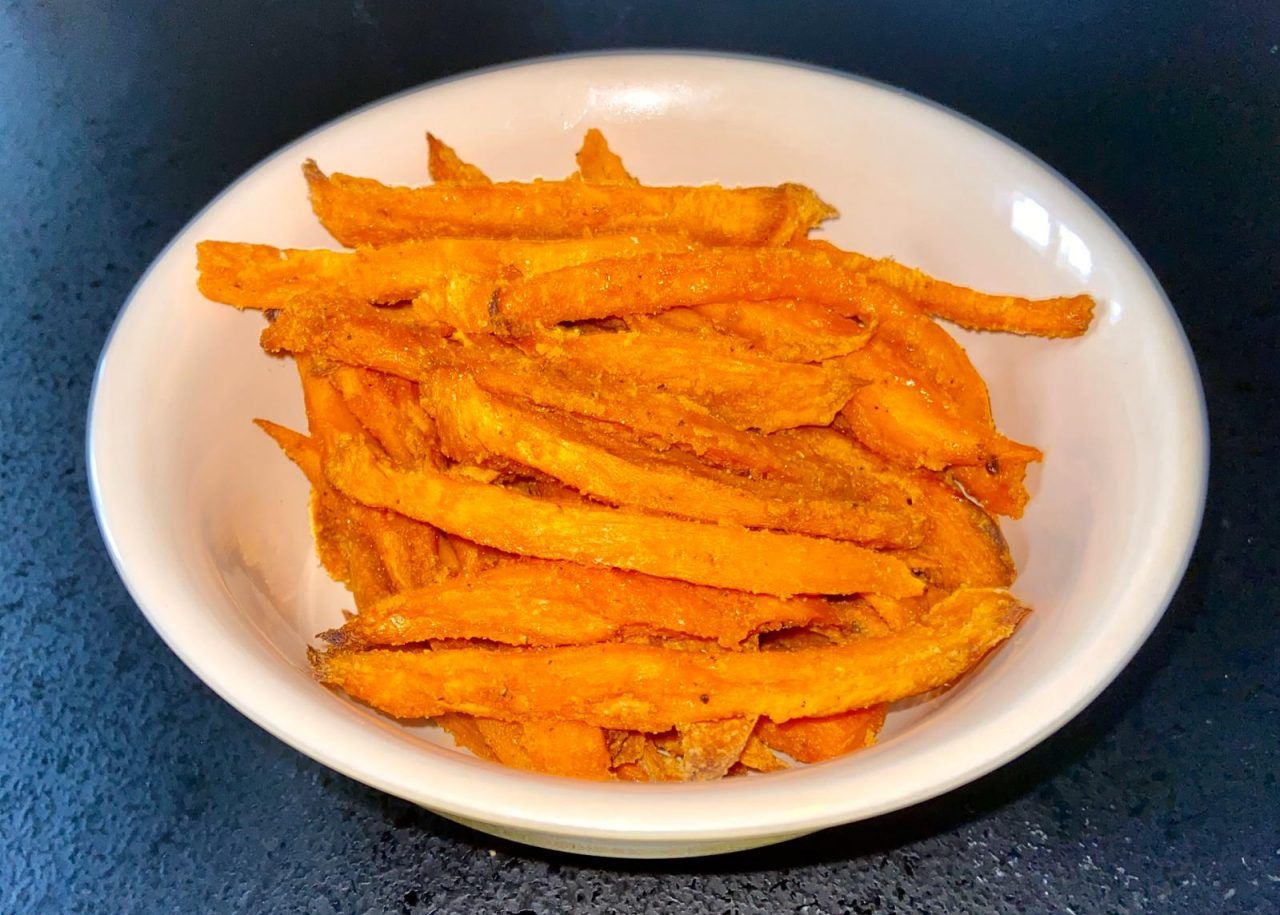 Receta de bastoncillos de boniato al horno