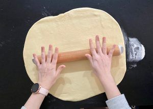 Receta rollos de canela (cinnamon rolls) - Paso 10