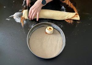 Receta rollos de canela (cinnamon rolls) - Paso 14